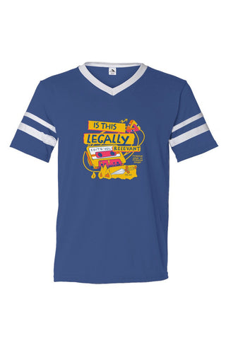 FRE 403 V - Neck Striped Sleeves Jersey - *This is not legal advice