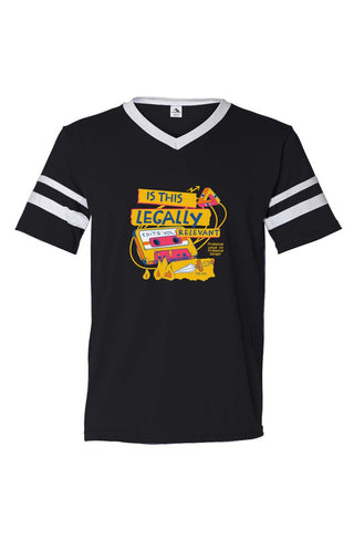 FRE 403 V - Neck Striped Sleeves Jersey - *This is not legal advice