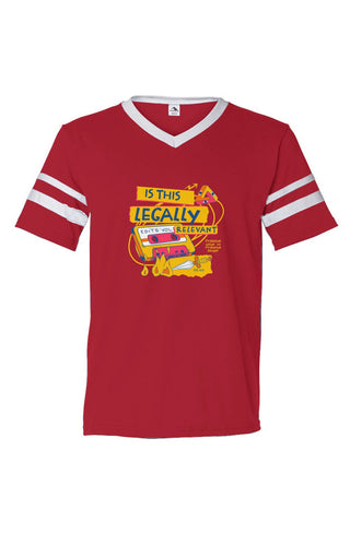 FRE 403 V - Neck Striped Sleeves Jersey - *This is not legal advice