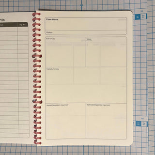 Funny Case Brief Notebooks - *This is not legal advice