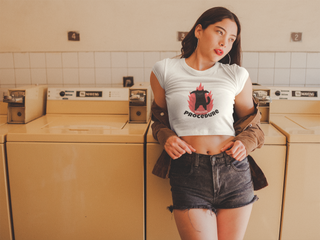 Uncivil Procedure crop tee