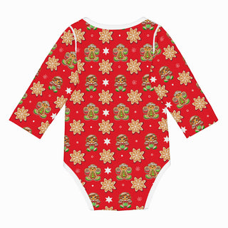 Holiday Print Baby Body Suit