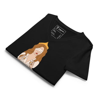 Here for the Justice Women’s relaxed v - neck t-shirt - *This is not legal advice