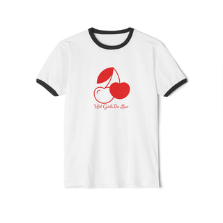 Hot girls do law Unisex Cotton Ringer T-Shirt - *This is not legal advice