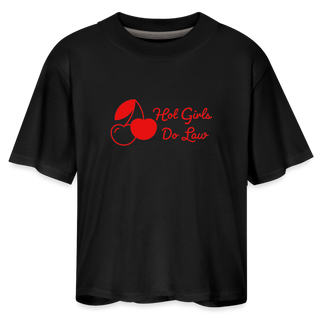 Hot Girls Do Law Women's Boxy Tee - *This is not legal advice