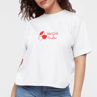 Hot Girls Do Law Women's Boxy Tee - *This is not legal advice