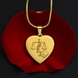 I love law necklace - *This is not legal advice