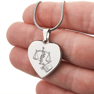 I love law necklace - *This is not legal advice