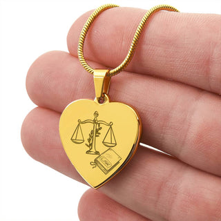 I love law necklace - *This is not legal advice