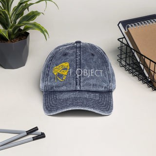 I Object Vintage Cotton Twill Cap - *This is not legal advice