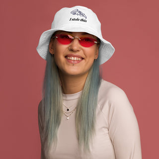 I Stole This Pizza Organic bucket hat - *This is not legal advice