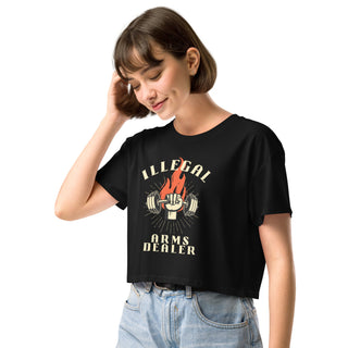 Illegal Arms Dealer Women’s crop top - *This is not legal advice