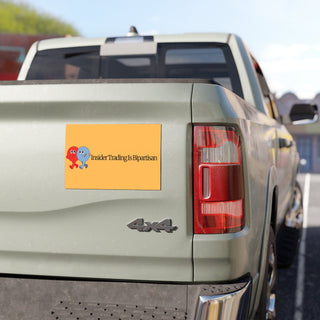 Insider Trading is Bipartisan Car Magnets - *This is not legal advice