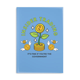 Insider Trading Notebook with Puffy Covers - *This is not legal advice