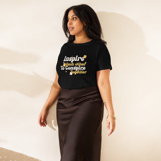 Inspire Each Other to Conspire Together Women’s high - waisted t-shirt - *This is not legal advice