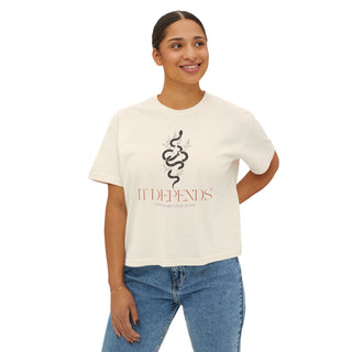 It Depends Women's Boxy Tee - *This is not legal advice
