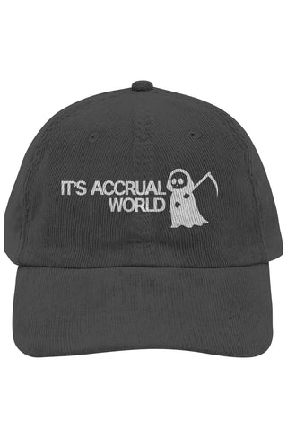 It's Accrual World Corduroy Hat - *This is not legal advice