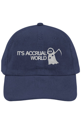It's Accrual World Corduroy Hat - *This is not legal advice
