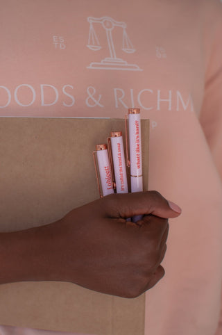 It’s Giving Elle Woods 3 - Piece Pen Set - *This is not legal advice