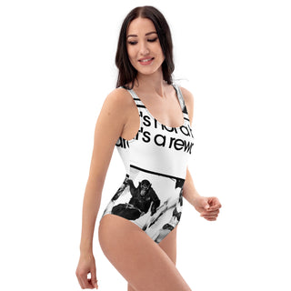 It's Not A Bribe It's A Reward One - Piece Swimsuit - *This is not legal advice
