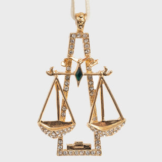 Joanna Buchanan Scales of Justice Ornament - *This is not legal advice