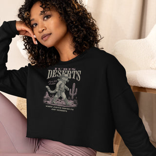 Juris Deserts Crop Sweatshirt - *This is not legal advice
