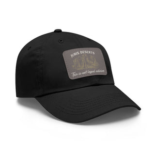 Juris Deserts Dad Hat with Leather Patch - *This is not legal advice