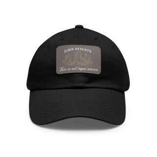 Juris Deserts Dad Hat with Leather Patch - *This is not legal advice