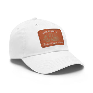 Juris Deserts Dad Hat with Leather Patch - *This is not legal advice