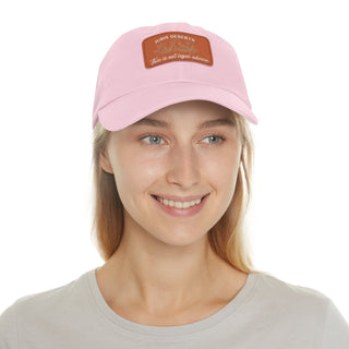 Juris Deserts Dad Hat with Leather Patch - *This is not legal advice