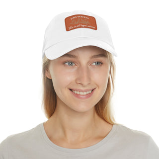 Juris Deserts Dad Hat with Leather Patch - *This is not legal advice