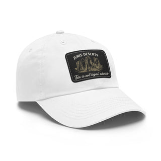 Juris Deserts Dad Hat with Leather Patch - *This is not legal advice