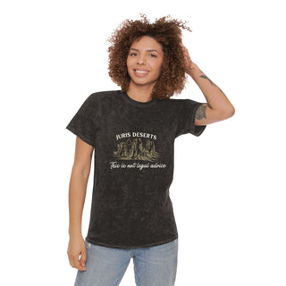 Juris Deserts Unisex Mineral Wash T-Shirt - *This is not legal advice