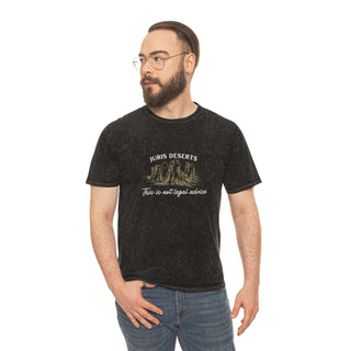 Juris Deserts Unisex Mineral Wash T-Shirt - *This is not legal advice