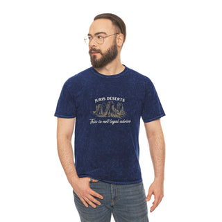 Juris Deserts Unisex Mineral Wash T-Shirt - *This is not legal advice