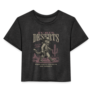 Juris Deserts Women's Cropped T-Shirt - *This is not legal advice