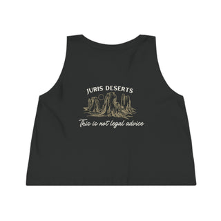 Juris Deserts Women's Dancer Cropped Tank Top - *This is not legal advice