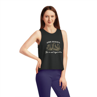 Juris Deserts Women's Dancer Cropped Tank Top - *This is not legal advice