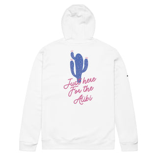 Just Here for the Alibi adidas fleece hoodie - *This is not legal advice