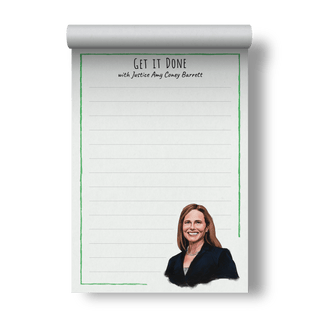 Justice Amy Coney Barrett Notepad - *This is not legal advice