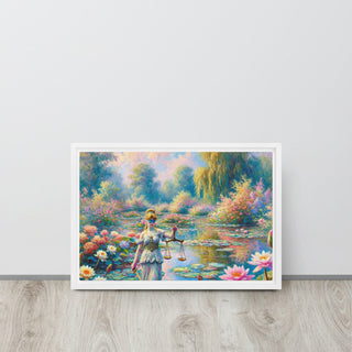 Justice in Bloom Framed canvas - *This is not legal advice