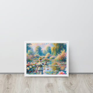 Justice in Bloom Framed canvas - *This is not legal advice