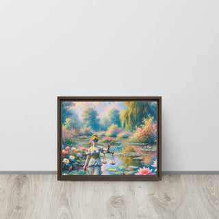 Justice in Bloom Framed canvas - *This is not legal advice