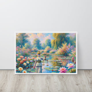 Justice in Bloom Framed canvas - *This is not legal advice