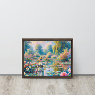 Justice in Bloom Framed canvas - *This is not legal advice