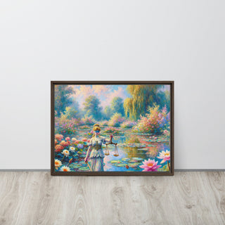 Justice in Bloom Framed canvas - *This is not legal advice