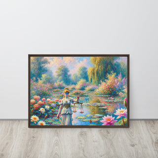 Justice in Bloom Framed canvas - *This is not legal advice