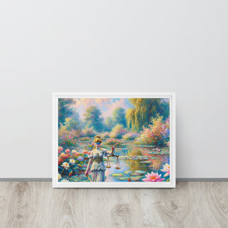Justice in Bloom Framed canvas - *This is not legal advice