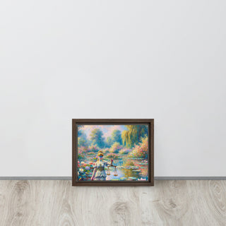 Justice in Bloom Framed canvas - *This is not legal advice