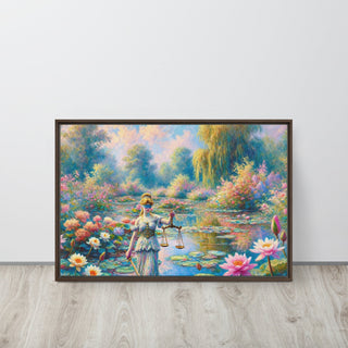 Justice in Bloom Framed canvas - *This is not legal advice